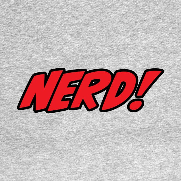 NERD! Black & Red Atl Logo by Ed Johnson Presents NERD! Merch